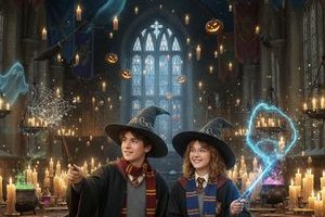 Style Magicien Halloween